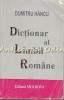 Dictionar Al Limbii Romane - Dumitru Hancu