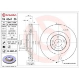 Set disc frana Audi A6 Allroad C6 (4fh) 03.06-08.11, A6 C6 (4f2) 04.04-08.11, A6 C6 Avant (4f5) 11.04-08.11, Fata, 347X30mm, ventilat, BREMBO