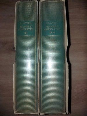 Oeuvres completes 2 volume Platon cartonate Stare foarte buna