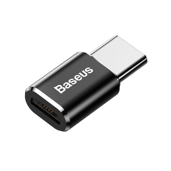Convertor, adaptor OTG Micro-USB la Type-C, 2.4A Baseus, CAMOTG-01