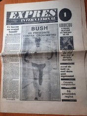 ziarul expres international 6-12 decembrie 1990-anul 1,nr. 1 al ziarului