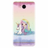 Husa silicon pentru Huawei Y5 2017, Mermaid Unicorn Play