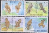 Timbre cu păsări răpitoare din Taiwan