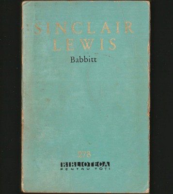 BABBITT - SINCLAIR LEWIS - BPT foto