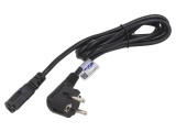 Cablu Alimentare Schuko 3x1mm2, 1.8m, IEC C15, Akyga