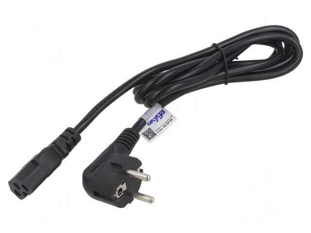 Cablu Alimentare Schuko 3x1mm2, 1.8m, IEC C15