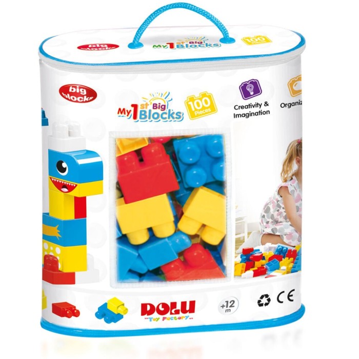 Primele cuburi de construit - 100 piese