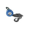 Macara cu Lant, Palan Manual 1T, Troliu Ridicare Sarcini, Lant 2.5m, Carlig Otel, Silver