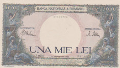 1000 LEI 10 SEPTEMBRIE 1941/UNC foto