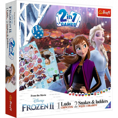 Joc frozen 2in1 ludo si serpisori scari foto