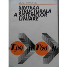 Sinteza Structurala A Sistemelor Liniare - Vlad Ionescu ,525141