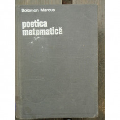 POETICA MATEMATICA - SOLOMON MARCUS foto