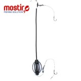 Montura Mostiro Bomba Vopsita cu Tija, Arc Interior, Fir Textil, 2 Carlige Nr.6