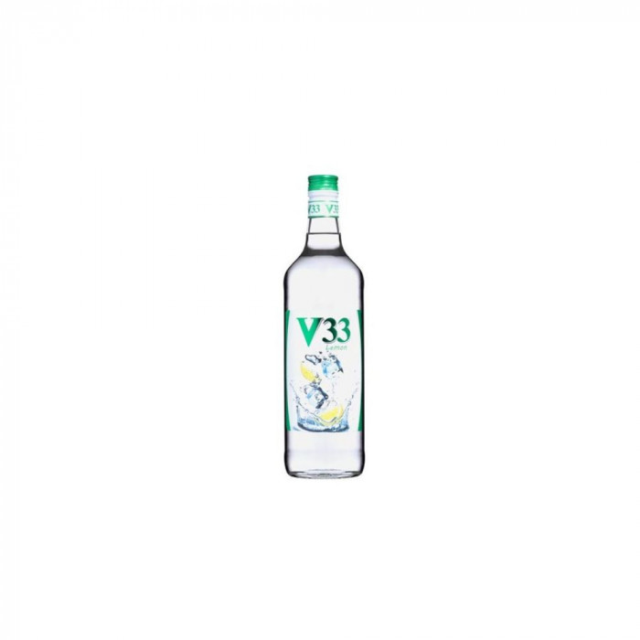 Vodka V33 Lemon 33%, 1 L, V33 Vodka, Vodka 33% Lemon, Bautura Alcoolica Vodka, Bautura Alcoolica V33 Lemon, Vodka cu Lamaie, Vodka 1L