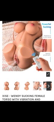 Papusa sexuala torso full electric miscare, vibrati mai multe nivele silicon tpe foto