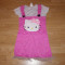 costum carnaval serbare rochie hello kitty pentru copii de 4-5-6 ani