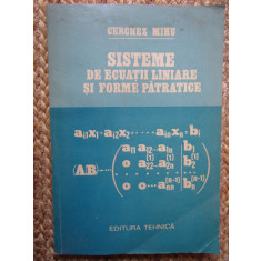 SISTEME DE ECUATII LINIARE SI FORME PATRATICE-CERCHEZ MIHU