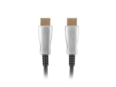 Cablu HDMI M/M v2.0 80 m optic negru AOC foto