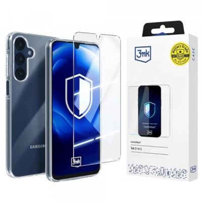 Husa pentru Samsung Galaxy A16 5G A166 / A16 4G A165, 3MK, ComfortDuo, Transparenta foto