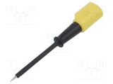 Terminal de măsurare 60V DC, v&acirc;rf 2mm, negru, Hirschmann T&amp;M PRUEF 2 S