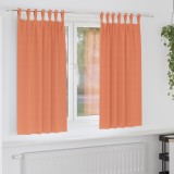 vidaXL Perdele opace cu perdele 2 pcs Terracota 175 x 140 cm Poliester
