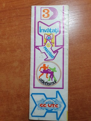 pliant - invatati si practicati atletismul - din anul 1976 foto
