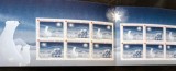 GROENLANDA 2015 fauna ursi, urs polar, fauna polara, ghețari Groenlanda Crăciun , carnet serie 2v nestampilat