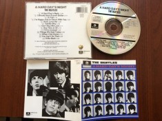the beatles a hard day's night 1964 album movie soundtrack cd disc muzica pop rock r'n'r beat parlophone apple emi records holland VG+
