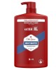 Gel de dus si sampon 3 in 1 Old Spice WhiteWater pentru corp, par si fata, 1000 ml