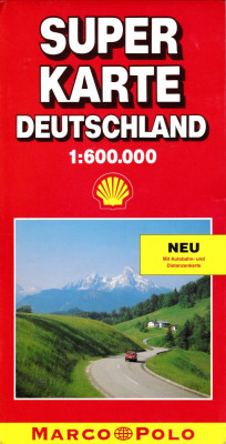 Deutschland Super Karte 1:600.000 foto