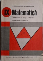 Matematica. Geometrie si trigonometrie. Manual pentru clasa a IX-a &ndash; Augustin Cota