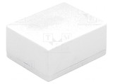 Carcasă Universală ABS Gri 55x68x32mm cu Șuruburi, MASZCZYK