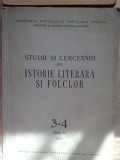 G. Calinescu - Studii si cercetari de istorie literara si folclor (Editia: 1957)