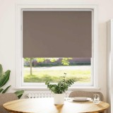 VidaXL Jaluzea cu role opace cafea 90x130 cm lățime țesătură 85,7 cm