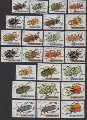 BURUNDI 1970 FAUNA INSECTE foto