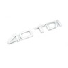 Emblema 4.0 TDI Audi Portbagaj Spate, Crom, ABS, 16x2,5cm
