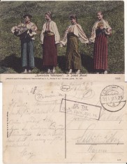 Romania - tipuri, port popular Muscel, Arges-militara WWI, WK1