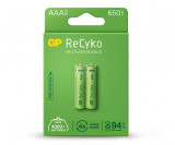 Acumulator R3 (AAA) NiMH 650mAh, 2 buc, GP ReCkyo, G&amp;P