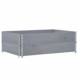 Cumpara ieftin Jardiniera de gradina, gri, 120x80 cm, lemn masiv de pin