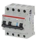 Intrerupator diferential 20A 4P C 6KA 30MA, ABB
