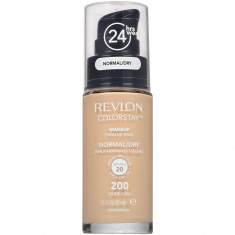 Fond De Ten Revlon Colorstay Normal Dry Skin Cu Pompita - 200 Nude, 30 ml foto