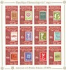 Congo (Rep. Dem.) 2005 - 50 ani Europa CEPT,bloc serie 12 valori nedantelate,MNH,Mi.1831B-1842B Kb, Organizatii internationale, Nestampilat