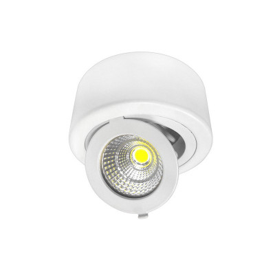 12W Aplica LED COB rotunda, Ajustabila, lumina calda/neutra/rece foto