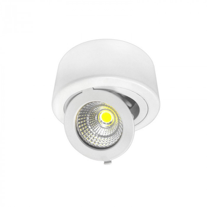 12W Aplica LED COB rotunda, Ajustabila, lumina calda/neutra/rece