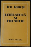 Ion Ianosi, Literatura si filosofie, noua impecabila