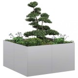 Cumpara ieftin Jardinieră 80x80x40 cm oțel galvanizat