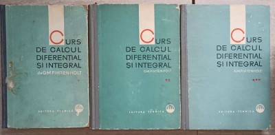 CURS DE CALCUL DIFERENTIAL SI INTEGRAL VOL.1-3-G.M. FIHTENHOLT-272339 foto