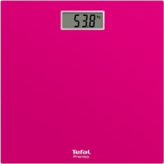Cantar de baie TEFAL Classic PP1403V0, capacitate maxima 150kg, Auto ON/OFF, suprafata de sticla, roz