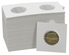 25 cartonase autoadezive pentru monede de 15 mm foto