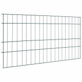 Cumpara ieftin Set gard pentru iaz 5 pcs Verde 100 x 50 cm Otel